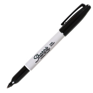 MARCATORE PERMANENTE W10 NERO P.SCALPELLO SHARPIE COD. S0192654 CONFEZIONE DA 12