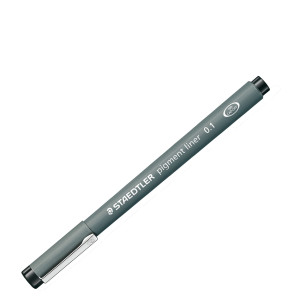 PENNARELLO PIGMENT LINER 308 NERO 0,1MM STAEDTLER COD. 308 01-9 CONFEZIONE DA 10