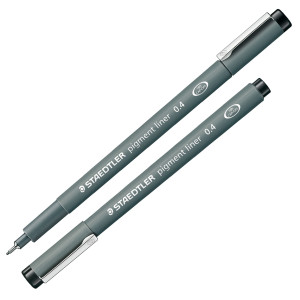 PENNARELLO PIGMENT LINER 308 NERO 0,4MM STAEDTLER COD. 308 04-9 CONFEZIONE DA 10
