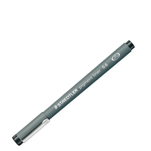 PENNARELLO PIGMENT LINER 308 NERO 0,6MM STAEDTLER COD. 308 06-9 CONFEZIONE DA 10