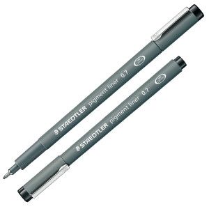 PENNARELLO PIGMENT LINER 308 NERO 0,7MM STAEDTLER COD. 308 07-9 CONFEZIONE DA 10