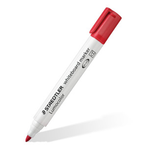 PENNARELLO LUMOCOLOR 351 ROSSO P.TONDA PER LAVAGNE CANCELLABILI COD. 351-2