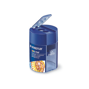 TEMPERAMATITE 2 FORI PER MATITE COLORATE C/CONTENITORE NORIS CLUB STAEDTLER COD. 512 002