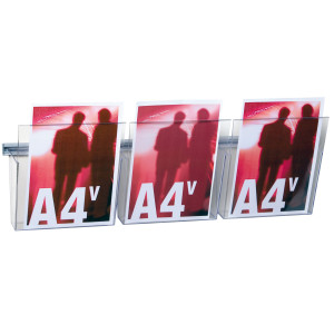 KIT VISION A4 L75CM CON 3 TASCHE A4 TRASPARENTI COD. 1002005