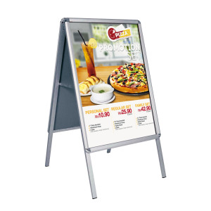 CAVALLETTO BIFACCIALE CON 2 CORNICI A SCATTO 70X100 COD. 1107051
