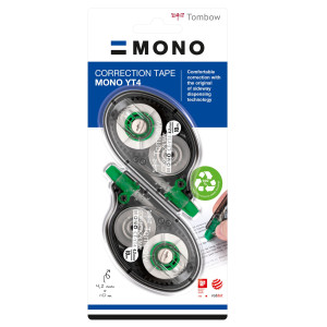 BLISTER 2 CORRETTORI A NASTRO 4MMX10M TOMBOW MONO COD. PCT-YT4-2P