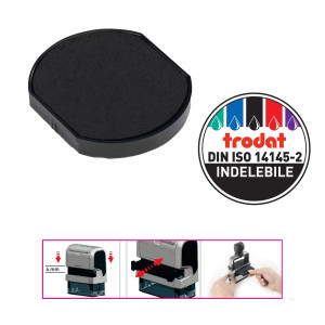 BLISTER 2 TAMPONCINO 6/46040 NERO TRODAT COD. 4009.