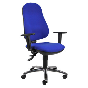 SEDIA OPERATIVA ARIEL BLU C/BRACC. REGOLABILI COD. AISYC/BRF/EB