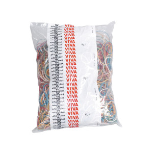 ELASTICO GOMMA 1KG MISURE ASSORTITE COD. A1000