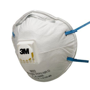 SCATOLA 10 MASCHERINE 3M 8822 FFP2 CON VALVOLA COD. 7100101091
