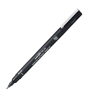 PIN FINELINER NERO PUNTA BRUSH UNI MITSUBISHI COD. M PINBR N