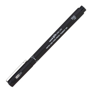 PIN FINELINER NERO PUNTA 0.1MM UNI MITSUBISHI COD. M PIN101 N