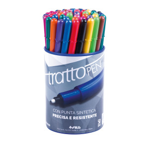 BARATTOLO 50 PENNARELLI TRATTO PEN COLORI ASSORTITI COD. 807100