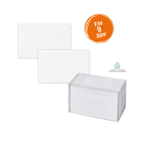 SCATOLA 100 BIGLIETTI+100 BUSTE 9X14 DALMAZIA 8309 SADOCH