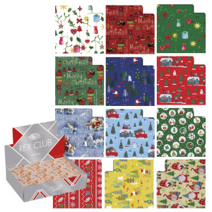 SCATOLA 100FG CARTA REGALO NATURA KRAFT 70X100CM REX SADOCH COD. N4400GEN