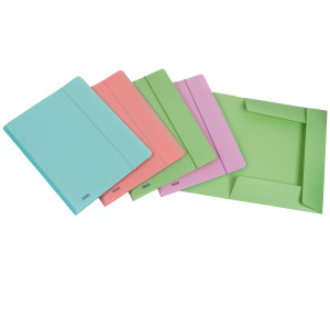 CARTELLA 3L C/ELASTICO PPL PSTEL COLORI ASS. F.TO UTILE 24X33CM FAVORIT COD. 400115580