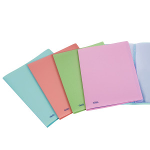 PORTA LISTINI PSTEL 20 BUSTE 22X30CM COLORI ASS. FAVORIT COD. 400115581