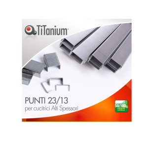 SCATOLA 1000 PUNTI 23/13 TITANIUM COD. D1433 CONFEZIONE DA 10