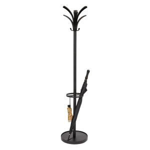 APPENDIABITI A 6 POSTI 175CM C/PORTAOMBRELLI ALBA COD. PMBRIO N