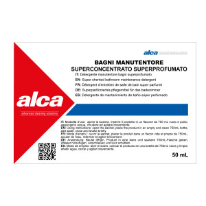 BUSTINA 50ML MANUTENTORE BAGNI LINEA MONODOSE ALCA COD. ALC1039