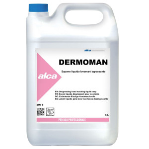 SAPONE LIQUIDO 5LT PER SPORCO MEDIO DERMOMAN ALCA COD. ALC578