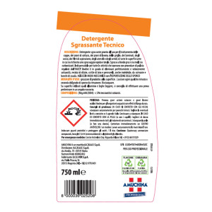 AMUCHINA DETERGENTE SGRASSANTE TECNICO 750ML COD. 419768