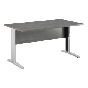 SCRIVANIA LINEARE 140X80CM FRASSINO TOSCANO - EASY METAL