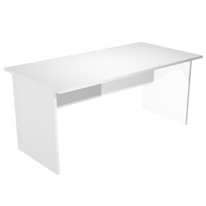 SCRIVANIA LINEARE 140X80CM BIANCO - EASY