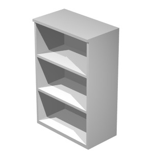 MOBILE MEDIO A GIORNO 80X35CM H120CM GRIGIO - EASY COD. 035 9-GRIGIO