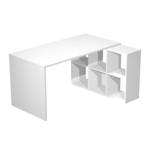 POSTAZIONE HOME-OFFICE 6 CASELLE L140 X P104 X H72,4CM BIANCO COD. 2767/6MAX_3-3