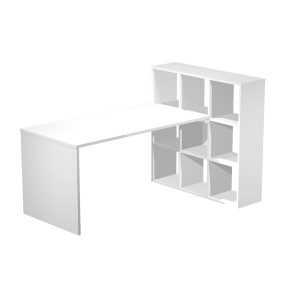 POSTAZIONE HOME-OFFICE 9 CASELLE L169 X P104 X H104CM BIANCO COD. 2767/9MAX_3-3