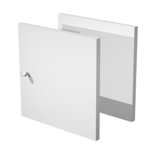 COPPIA ANTINE GRIGIO ALLUMINIO PER LIBRERIA RAINBOW COD. 2A MAXC/5
