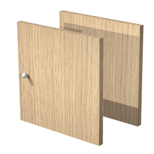 COPPIA ANTINE ROVERE PER LIBRERIA RAINBOW COD. 2A MAXC/C