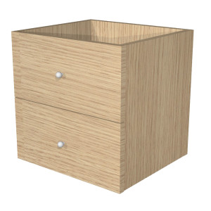 CASSETTIERA 2CASS. ROVERE PER LIBRERIA RAINBOW COD. 2C MAXC/C