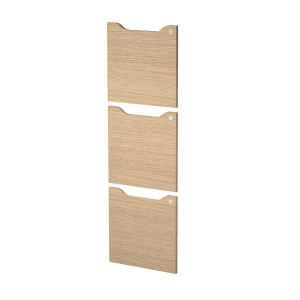 SET 3 ANTE C/SERRATURA ROVERE PER CASELLARI MAXI RAINBOW COD. 3AMAXM-C