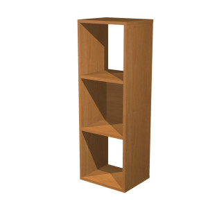LIBRERIA 3 CASELLE 35,9X29,2CM-H103,9CM NOCE CHIARO - RAINBOW