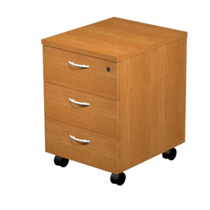 CASSETTIERA 3 CASS. CON RUOTE NOCE CHIARO - EASY COD. 60019 4-NOCE CHIARO