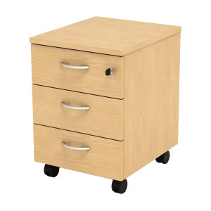 CASSETTIERA 3 CASS. CON RUOTE FAGGIO - EASY COD. 60019 6-FAGGIO