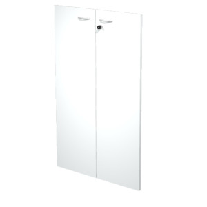 COPPIA ANTE IN MELAMIN. X MOB.MEDIO BIANCO - EASY COD. 60069M 3-BIANCO