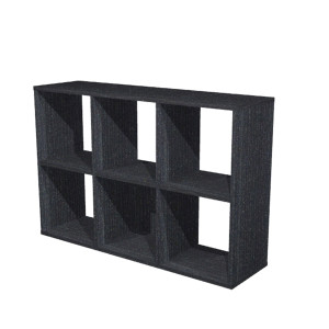 LIBRERIA 6 CASELLE 104X29,2CM-H69,8CM NERO VENATO - RAINBOW COD. 6MAXC/8