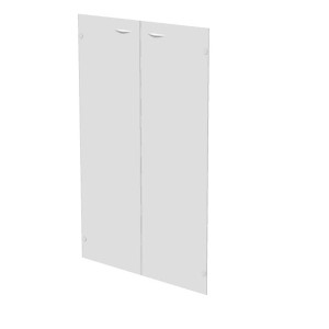 COPPIA ANTE IN VETRO SATINATO X MOB.MEDIO - EASY COD. 70069/G VETRO