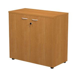 ARMADIO MODULARE ANTE BATTENTI 90X44CM - H85CM NOCE CHIARO COD. AR/MB+AB/4/4