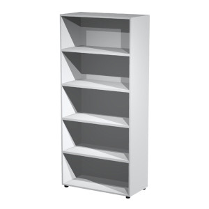 ARMADIO MODULARE A GIORNO 90X44CM - H200CM GRIGIO