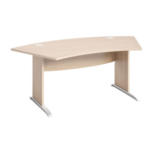 SCRIVANIA FIANCHI A L PIEDI METALLO 190X96XH73CM ROVERE - AGORA' DIRECTION