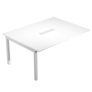 MODULO AGGIUNTIVO PER TAVOLO RIUNIONI AGORA' 160X120X72,5CM BIANCO