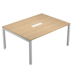 TAVOLO RIUNIONI 6 POSTI 160X120XH72,5CM ROVERE - AGORA'