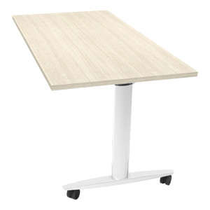 TAVOLO MULTIFUNZIONE C/RUOTE 120X80XH73,7CM ROVERE - TAXI COD. TAXI-120/C