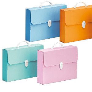 VALIGETTA POLIONDA EVERY LINE PASTEL 27X37,5CM DORSO 8CM FAVORIT COD. 100501101