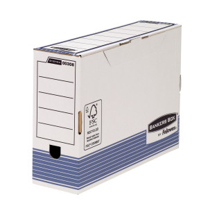 SCATOLA ARCHIVIO LEGALE DORSO 100MM BANKERS BOX SYSTEM COD. 0030801 CONFEZIONE DA 10
