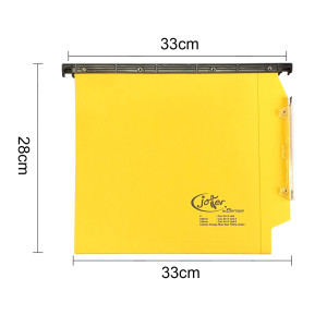 CARTELLA SOSPESA ARMADIO 33/U-3CM GIALLO JOKER BERTESI COD. 414F LINK 3-A5 CONFEZIONE DA 25